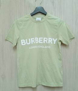 BURBERRY/バーバリー/半袖Tシャツ/LONDON ENGLAND LOGO TEE/ライトグリーン系/XSサイズ