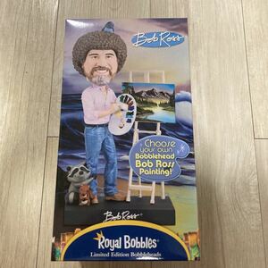 新品未開封品　画家ボブ・ロスのボブルヘッド　Bob Ross ボブロスフィギュア首振り人形　バブルヘッド