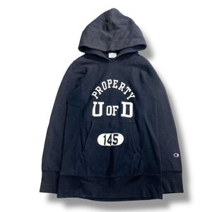 Champion チャンピオン REVERSE WEAVE リバースウィーブ プルオーバーパーカー ヘビーウェイト フーディ ストリート ネイビー M