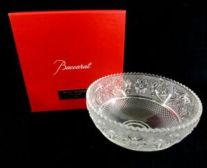 1000円スタート 食器 1点 Baccarat バカラ Arabesque アラベスク ボウル スモールボウル ブランド食器 洋食器 箱付 WHO EE①406