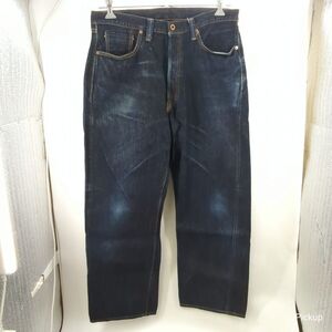 【中古】裾ダメージ有 FULLCOUNT デニムパンツ SIZE 34 メンズ インディゴ S0105 フルカウント ジーンズ ジーパン リユース ◆3104/磐田店