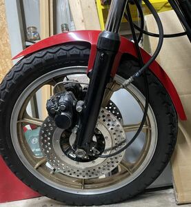 ボルト留めトンガリフェンダー　Z1 Z2 KZ900 KZ1000 Z400FX KH400 Z250FT 当時物　リード　キジマ　イノウエ