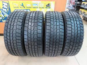 ☆ダンロップ ウインターマックス WM02 205/60R16 スタッドレス タイヤ 16インチ 2019年製造 4本 中古 DUNLOP WINTER MAXX STUDLESS☆