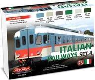 新品塗料・工具 塗料 イタリア鉄道カラーセット4 [XS-19]