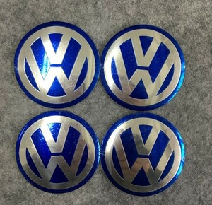 ★フォルクスワーゲン VOLKSWAGEN★23★ホイールセンターキャップシール ハブキャップシール 車用 4枚セット 直径56mm