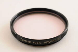 CANON 52mm SKYLIGHT 1x カメラ レンズ フィルター @2847