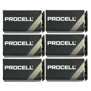 ★DURACELL PROCELL 9V 006P x6個 限定特価★新品/メール便