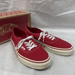 バンズ VN0A38EMT1E Authentic CHECKERBOAD RACING RED オーセンティック　チェッカー スニーカー 26.5cm 赤 / レッド チェック