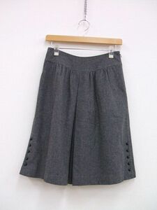 SI-HIRAI ウールキュロット パンツ その他ボトムス グレー レディース スーヒライ 2-1019T 203639