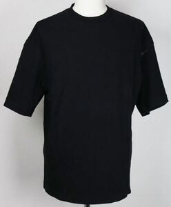 21S N.HOOLYWOOD エヌハリウッド 2211-CS05-012peg s/s T-shirt Tシャツ size38 BLACK ミスターハリウッド b8328