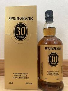 スプリングバンク WHISKY 30年　SPRING BANK