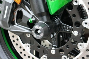 Kawasaki Ninja H2 SX/SE 2018年式以降用 フロント アクスル スライダー GSG Mototechnik 製 (33-33-307-K71) 