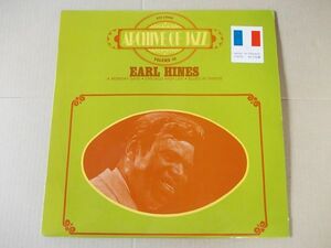 P4527　即決　LPレコード　アール・ハインズ　EARL HINES『ARCHIVE OF JAZZ　VOL.40』　輸入盤　フランス盤