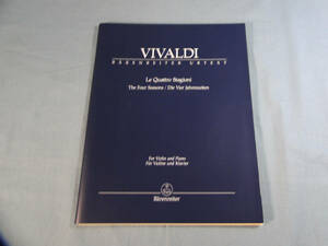o) バイオリン、ピアノ ヴィヴァルディ 四季 ベーレンライター パート譜あり ※書き込みあり[1]7743