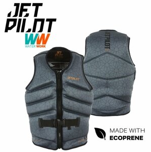 ジェットパイロット JETPILOT 2024 ライフジャケット 送料無料 フリーライド F/E ベスト JA23228 チャコール 3XL