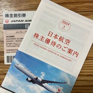 日本航空 JAL 株主優待 1枚　株主割引券　国内線割引券　2025年11月30日搭乗分まで　現物発送　返品不可　匿名発送　