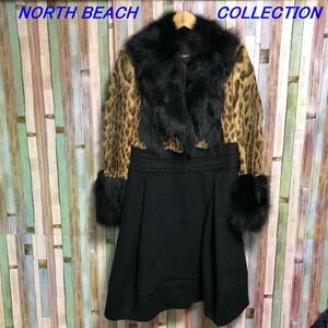 NORTH BEACH COLLECTION レオパード ファーコート