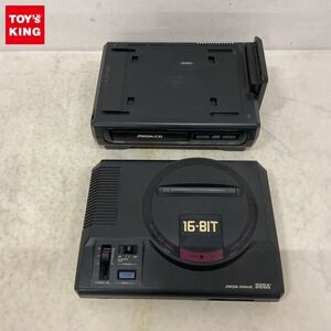 1円〜 箱無 メガドライブ 16BIT 本体 メガCD