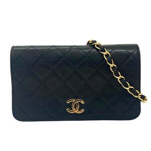 【中古】｜CHANEL シャネル A03571 ミニマトラッセ19 チェーンショルダーバッグ ラムスキン ブラック