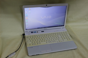 中古ノートパソコン SONY VAIO VPCEH19FJ Windows10 COREi5 4GB 640GB 15.5inchワイド HD テンキー付 Blu-Ray・カメラ内蔵 OS有 代引き可