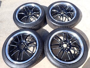 RAYS VOLK RACING RE30(18×7.5J+50 5穴/100)とCONTINENTAL EXTREMECONTACT DWS06(215/45ZR18)のラジアルタイヤホイールセット