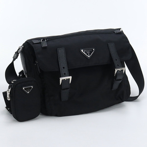 中古良品プラダPRADA Re-Nylon ショルダーバッグ ナイロン 1ＢＤ953 RV44 F0002 ランク：A us-2 レディース