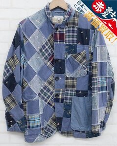 8T7448/Engineered Garments×BEAMS+ パッチワークジャケット USA製 エンジニアードガーメンツ ビームスプラス