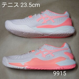 テニスシューズ 23.5cm アシックス asics GEL-RESOLUTION 9 WIDE 9915