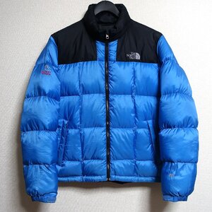 THE NORTH FACE ノースフェイス サミットシリーズ ローツェ ダウンジャケット 800FP メンズ Lサイズ 正規品 ブルー Z3519