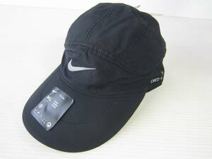 新品◆ナイキnike キャップ DRI-FITADV M L 帽子 ブラック黒 ランニング ジョギング ウォーキング トレーニング ゴルフ / サンバイザーL