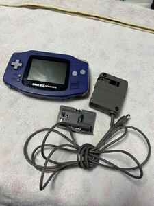 1円スタートNintendoゲームボーイアドバンス AGB-001 箱無　AGB-008 コード付き　動作確認済