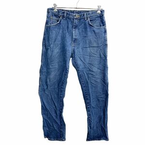 Wrangler デニムパンツ W38 ラングラー ビッグサイズ ブルー コットン メキシコ製 古着卸 アメリカ仕入 2401-662