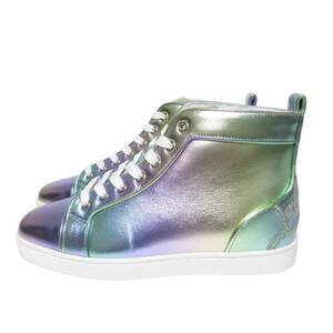 新品メンズChristian LouboutinレザーFun Louis sneakers スニーカー41