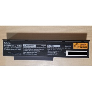 NEC 純正 バッテリーパック PC-VP-WP84 OP-570-76934 動作未確認 ジャンク品