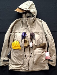 美品 foxfire GORE-TEX ナイロン パーカー マウンテンパーカー FILSON corona clumbia LLBean Marmot wildthings DAIWA canon カメラ 