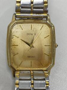 M-7806　【同梱不可】980円～ 中古品　SEIKO/セイコー　DOLCE ドルチェ　8N41-5160　コンビ　クォーツ　レディース　腕時計