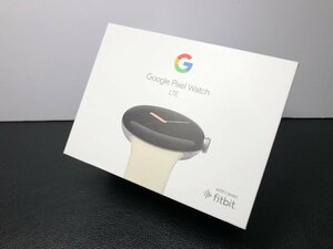 中古品　グーグル Google Pixel Watch LTE Polished Silverケース/Chalkアクティブバンド GA04309-TW