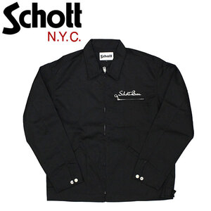 Schott (ショット) 3952005(旧品番3112055) TC WORK JACKET ワークジャケット 09(010)BLACK M