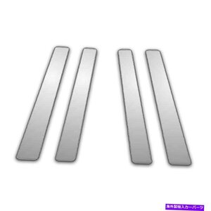 98-11リンカーンタウンカー用の4PCクロムピラーサイドカバー4Pc Chrome Pillar Side Covers for 98-11 Lincoln Town Car