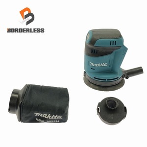 ☆比較的綺麗☆makita マキタ 18V 123mm 充電式ランダムオービットサンダー BO180D 本体のみ コードレス オービタルサンダー 研磨機 101990