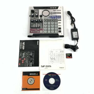 Roland ローランド SP-555 DJサンプラー ACアダプター/取説/CD-ROMx2/メモリーカード付き★簡易検査品【TB】