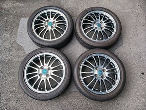 『psi』 MANARAY EURO SPEED 15インチ × 4.5J +43 PCD100 4穴 アルミホイール ＆ MEDALLION CST MD-A1 165/50R15 ラジアルタイヤ4本セット