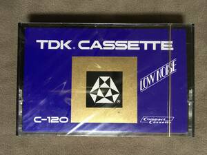 【 とっても希少な1971年頃の発売カセットテープ・未使用品です！】★TDK CASSETTE◇C-120◇LOW-NOISE★