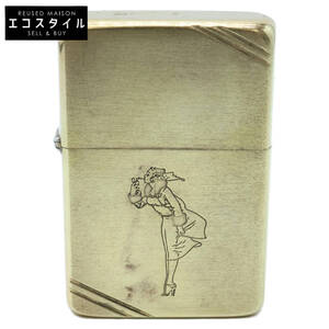 1円 ZIPPO ジッポ PAT.2032695 WINDY lady ライター ゴールド メンズ レディース 箱付き