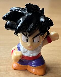 ◇ドラゴンボールZ 孫悟飯 少年期 指人形 ソフビ フィギュア 中古 レトロ バンダイ 当時物