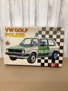 vw GOLF polizei プラモデル　1/24 エッシー タミヤ フジミ アオシマ ハセガワ レベル　ポリス