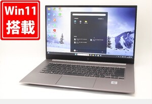 ゲーミングPC 1177時間 中古 フルHD 15.6型 HP ZBook Studio G7 Windows11 第10世代 i7-10850H 32GB 1TB-SSD Quadro T2000 Wi-Fi6 管1659m