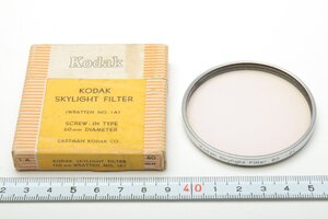 ※ ドイツ製 装着径60mm 純正品 Kodak コダック レチナ他用 SKYLIGHT 1A スカイライトフィルター made in Germany 箱付 c0441