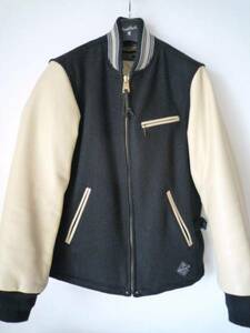 極美品NEIGHBORHOODネイバーフッドVARSITY JACKETスタジャン 黒 size M