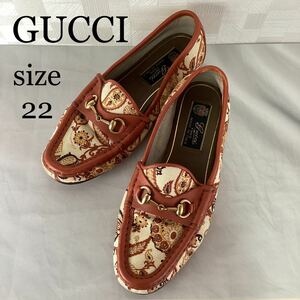 美品　GUCCI グッチ　ホースビットローファー